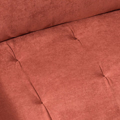 Dekky Three Seater Upholstered Sofa - Wooden Bazar