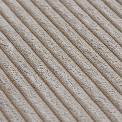 Fixon Corduroy Upholstered 2 Seater Modular Sofa - Wooden Bazar