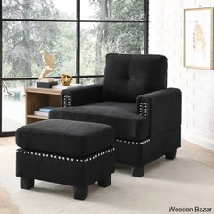 Chair with ottoman -8