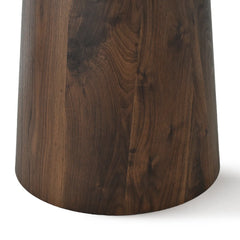 Enkore Round Pedestal Dining Table - Wooden Bazar