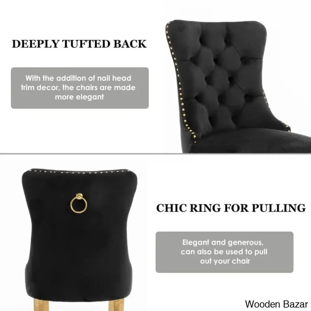 6 Seater New Stone Top Double Pedestal Dining Set