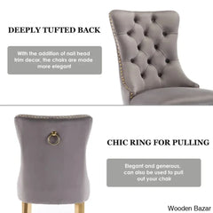 6 Seater New Stone Top Double Pedestal Dining Set