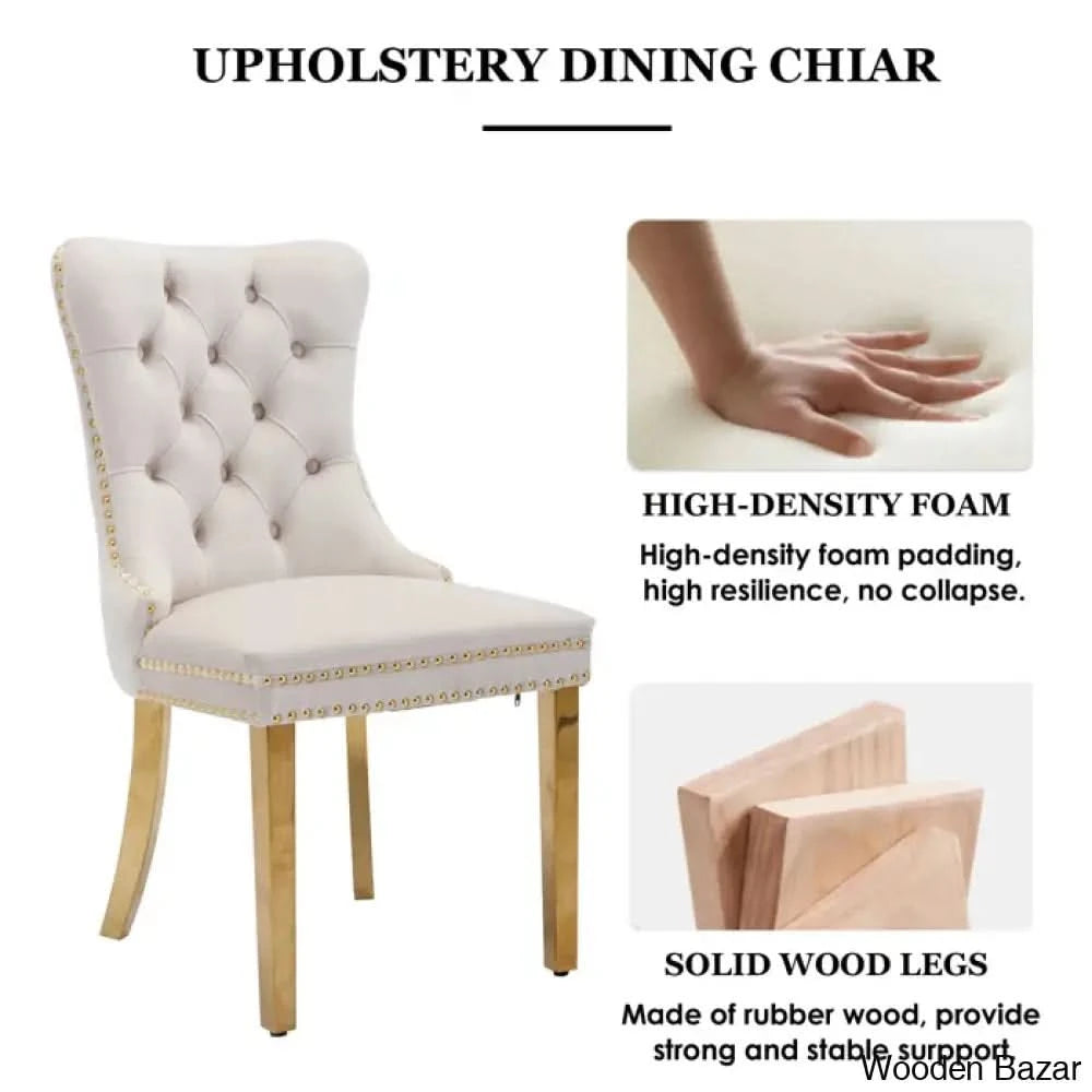 6 Seater New Stone Top Double Pedestal Dining Set