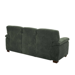 Denik 3 Seater Comfy Couches With Deep Seat For Living Room - Wooden Bazar