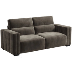 Hikky Deep Seat 2 Seater Sofa with Wooden Frame - Wooden Bazar