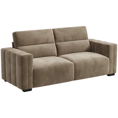 Hikky Deep Seat 2 Seater Sofa with Wooden Frame - Wooden Bazar