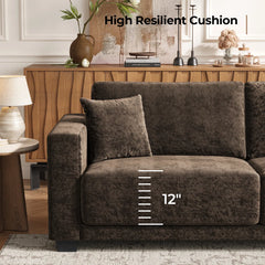 Oversized 2-Seater Sofa with Extra Deep Seats for Living Room
