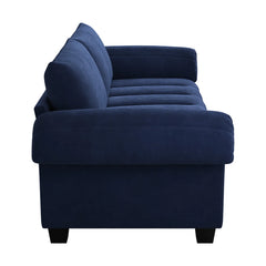 Wimpik Upholstered Sofa With Wood Legs - Wooden bazar