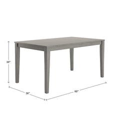 Ganger Modern Wooden 4 Seater Dining Table - Wooden bazar