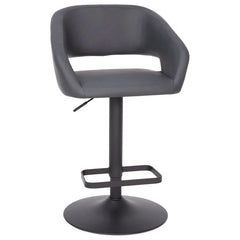Amberlie Swivel Modern Upholstered Adjustable-Height Bar stool