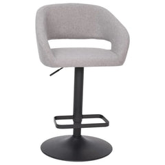 Amberlie Swivel Modern Upholstered Adjustable-Height Bar stool
