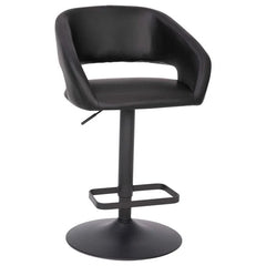 Amberlie Swivel Modern Upholstered Adjustable-Height Bar stool
