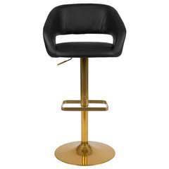 Amberlie Swivel Modern Upholstered Adjustable-Height Bar stool