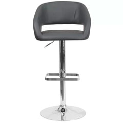 Amberlie Swivel Modern Upholstered Adjustable-Height Bar stool