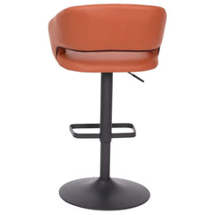Amberlie Swivel Modern Upholstered Adjustable-Height Bar stool