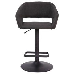 Amberlie Swivel Modern Upholstered Adjustable-Height Bar stool