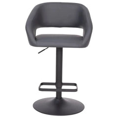 Amberlie Swivel Modern Upholstered Adjustable-Height Bar stool