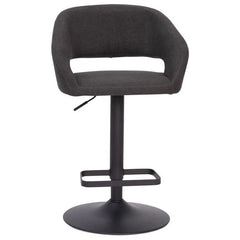 Amberlie Swivel Modern Upholstered Adjustable-Height Bar stool