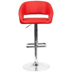 Amberlie Swivel Modern Upholstered Adjustable-Height Bar stool