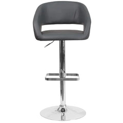 Amberlie Swivel Modern Upholstered Adjustable-Height Bar stool