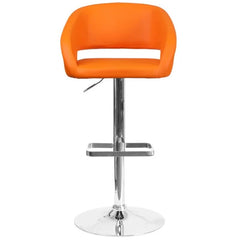Amberlie Swivel Modern Upholstered Adjustable-Height Bar stool