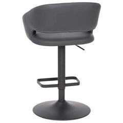 Amberlie Swivel Modern Upholstered Adjustable-Height Bar stool