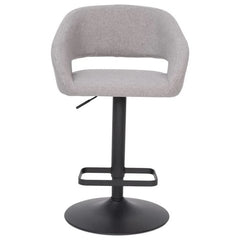 Amberlie Swivel Modern Upholstered Adjustable-Height Bar stool