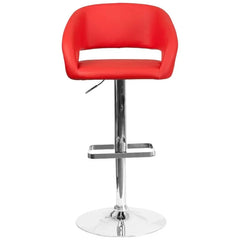 Amberlie Swivel Modern Upholstered Adjustable-Height Bar stool