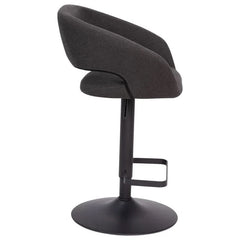 Amberlie Swivel Modern Upholstered Adjustable-Height Bar stool