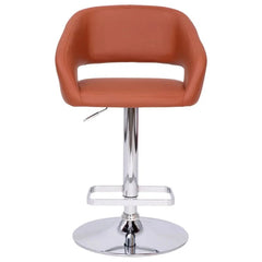 Amberlie Swivel Modern Upholstered Adjustable-Height Bar stool
