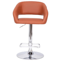 Amberlie Swivel Modern Upholstered Adjustable-Height Bar stool