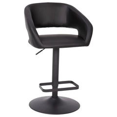 Amberlie Swivel Modern Upholstered Adjustable-Height Bar stool