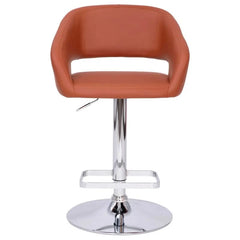 Amberlie Swivel Modern Upholstered Adjustable-Height Bar stool