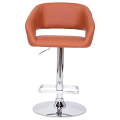Amberlie Swivel Modern Upholstered Adjustable-Height Bar stool