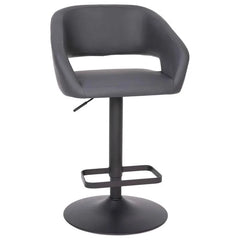 Amberlie Swivel Modern Upholstered Adjustable-Height Bar stool
