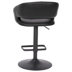Amberlie Swivel Modern Upholstered Adjustable-Height Bar stool