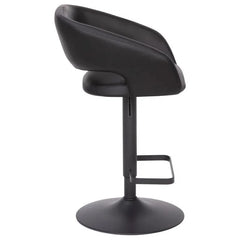 Amberlie Swivel Modern Upholstered Adjustable-Height Bar stool