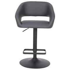 Amberlie Swivel Modern Upholstered Adjustable-Height Bar stool