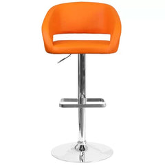 Amberlie Swivel Modern Upholstered Adjustable-Height Bar stool