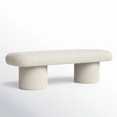 Shravakon Boucle Bench - Wooden Bazar