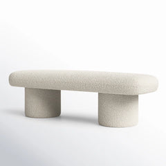 Shravakon Boucle Bench - Wooden Bazar