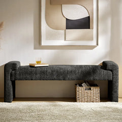 Gelly Modern Upholstered Accent Bench - Wooden Bazar