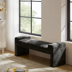 Gelly Modern Upholstered Accent Bench - Wooden Bazar