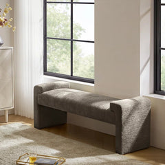 Gelly Modern Upholstered Accent Bench - Wooden Bazar