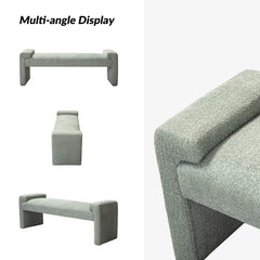 Gelly Modern Upholstered Accent Bench - Wooden Bazar