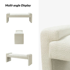 Gelly Modern Upholstered Accent Bench - Wooden Bazar