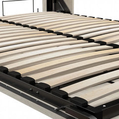 Murphy Bed with Shelving and Drawers - Wooden Bazar
