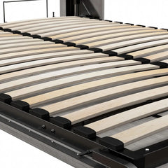 Murphy Bed with Shelving and Drawers - Wooden Bazar