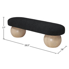 Henik Modern Upholstered Bench - Wooden Bazar