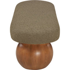 Thanos Upholstered Bench - Wooden Bazar